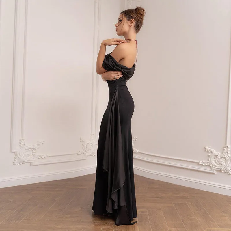 Black Ribbon Dress