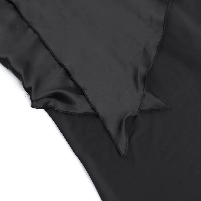 Black Ribbon Dress