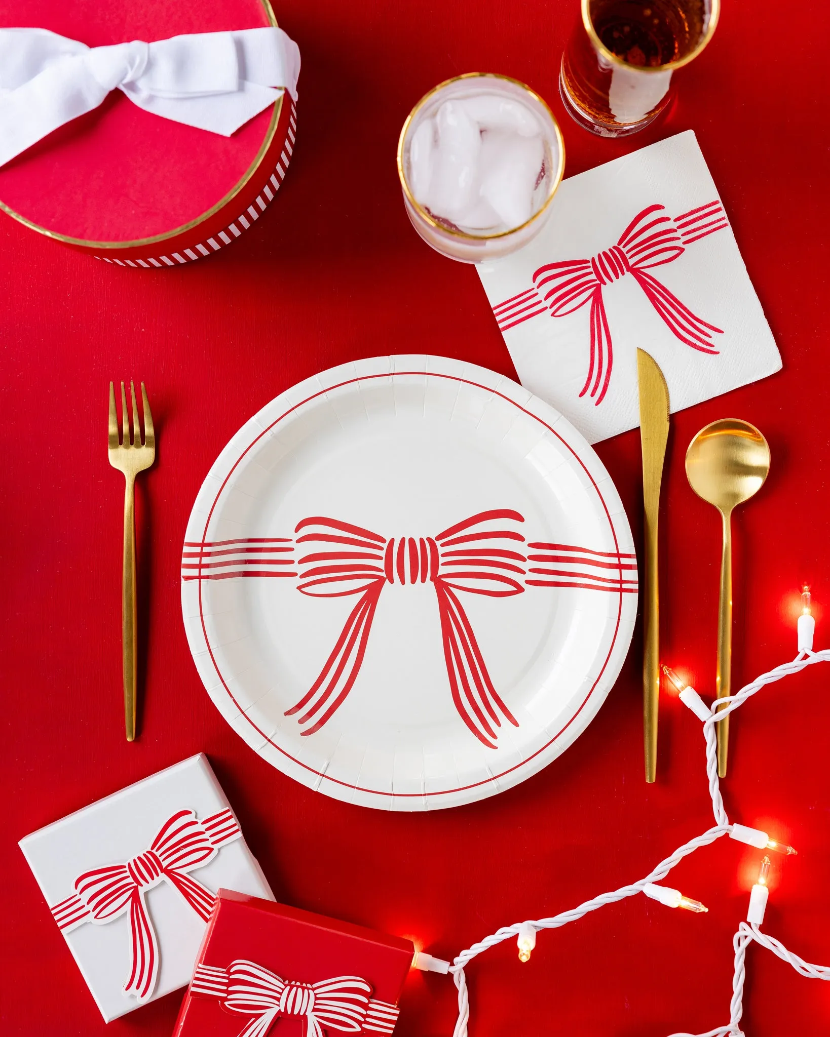 Bow Cocktail Napkin