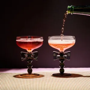 Bow-Tied Cocktail Glass - Set Of 2