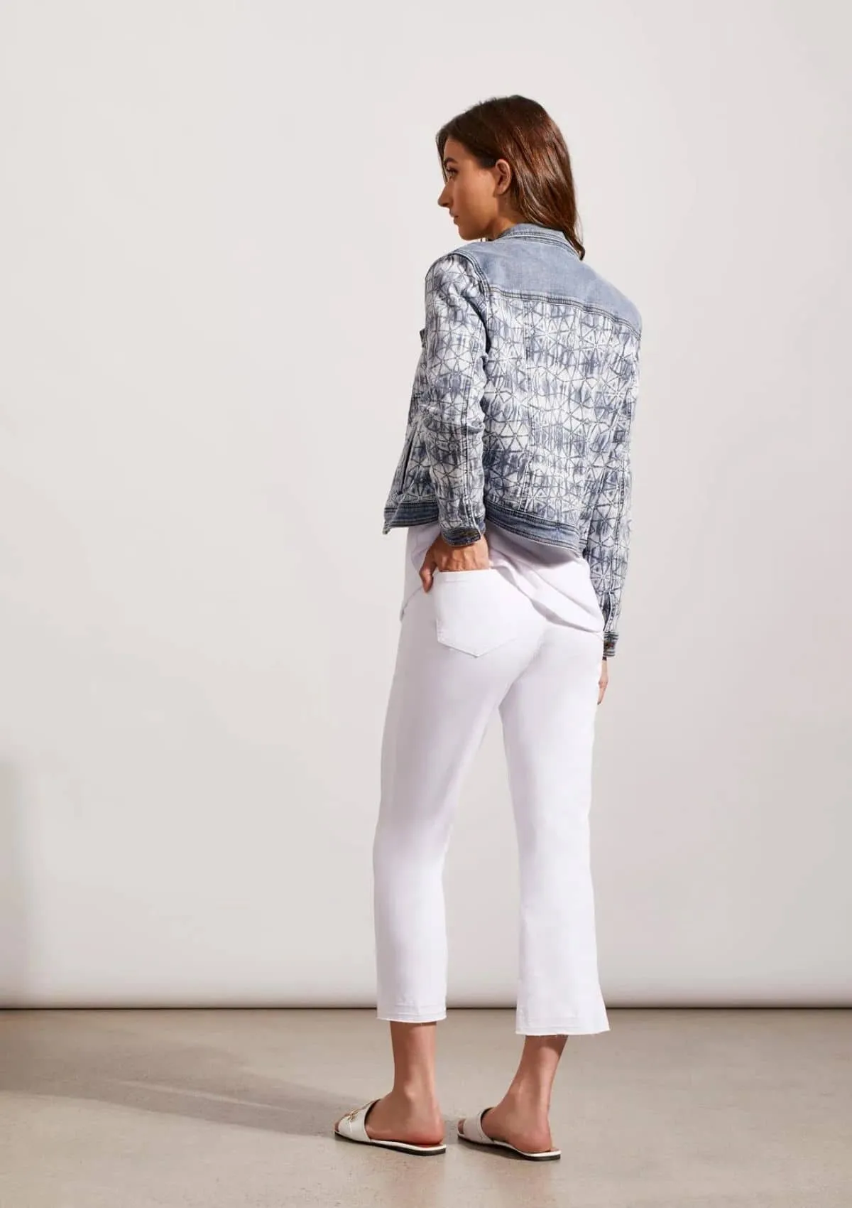 Brylee Micro Flare Crop Jeans
