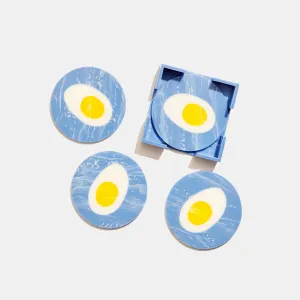 Coaster Set in Eggs