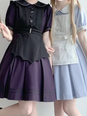 Color White Black Lolita Solid Eplon