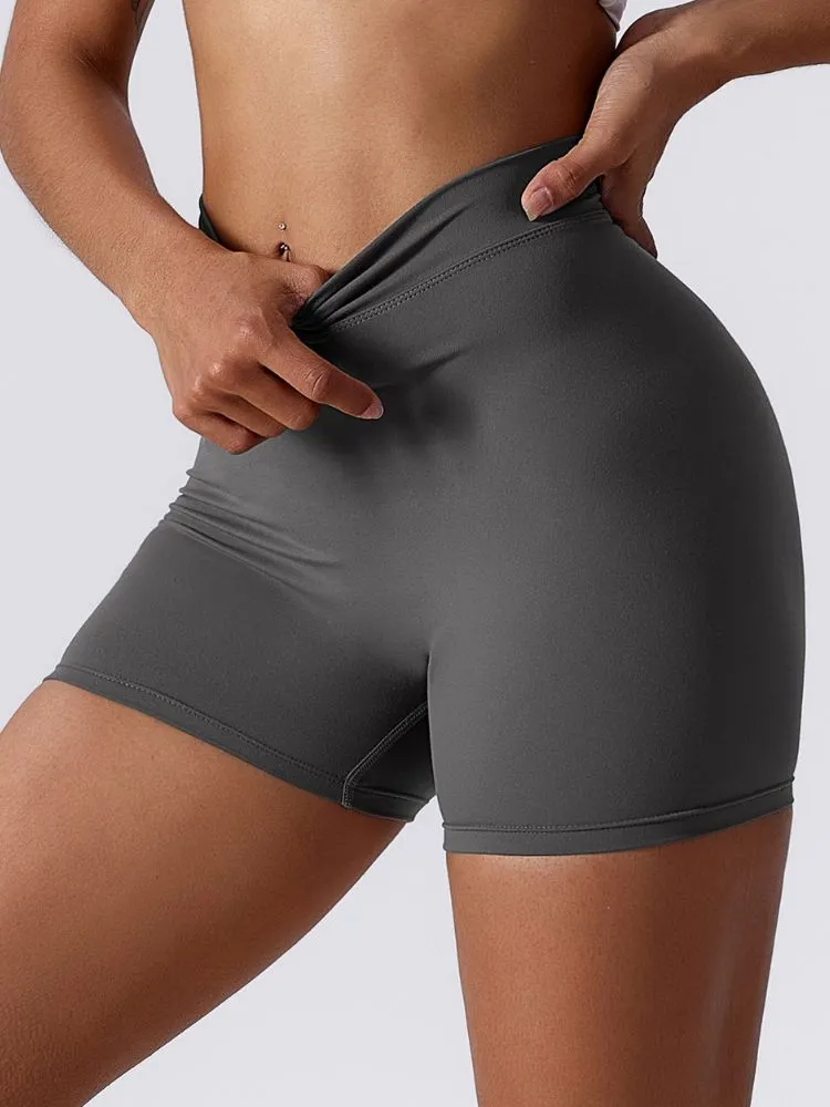 GraceGlide Ballet Yoga Shorts