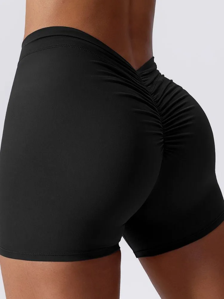 GraceGlide Ballet Yoga Shorts