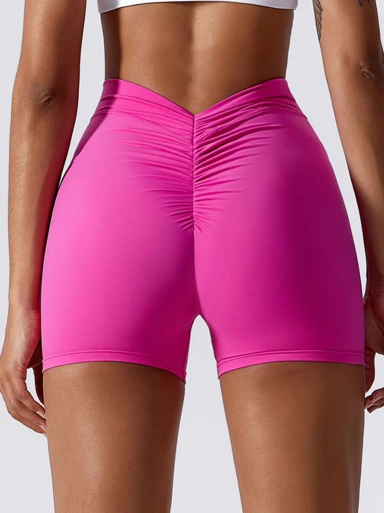 GraceGlide Ballet Yoga Shorts