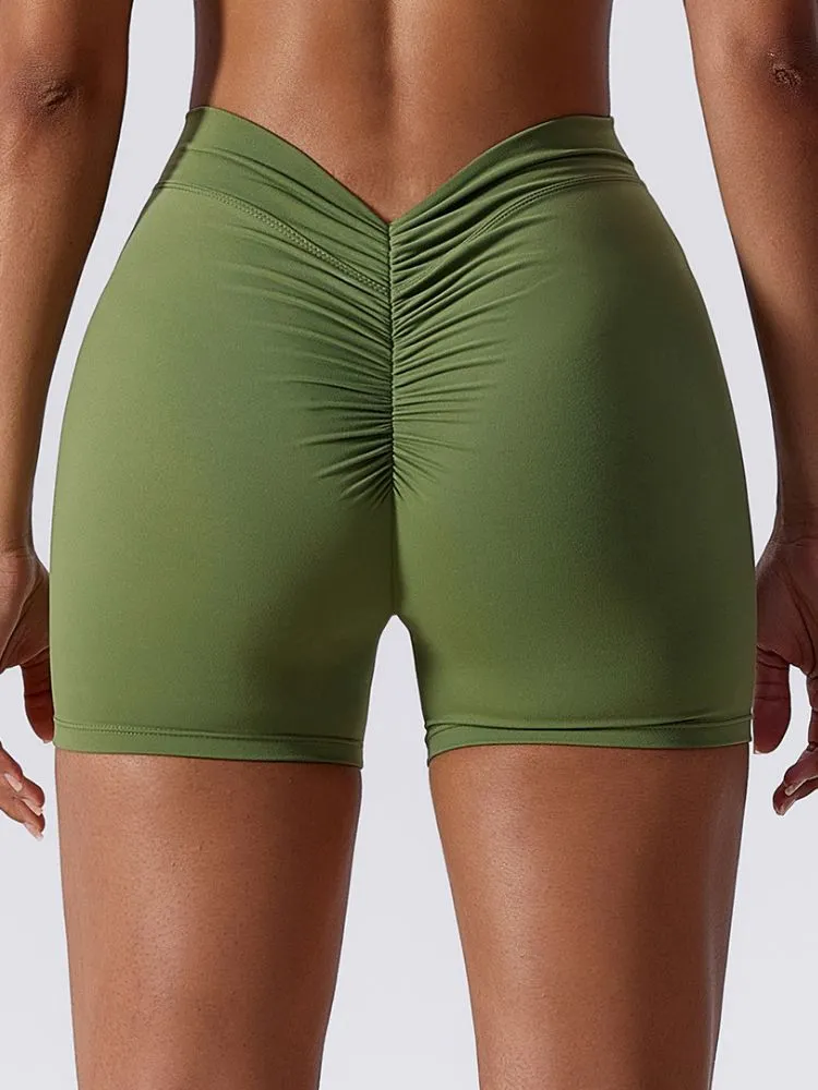 GraceGlide Ballet Yoga Shorts