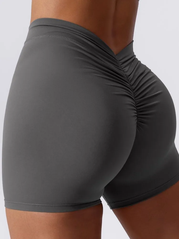 GraceGlide Ballet Yoga Shorts