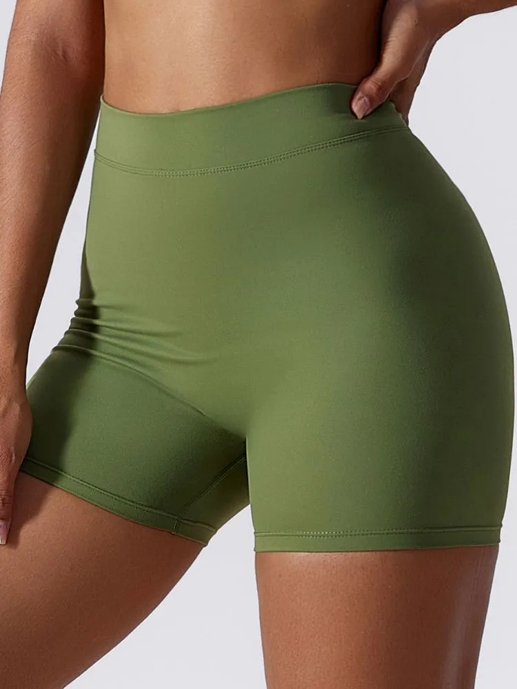 GraceGlide Ballet Yoga Shorts