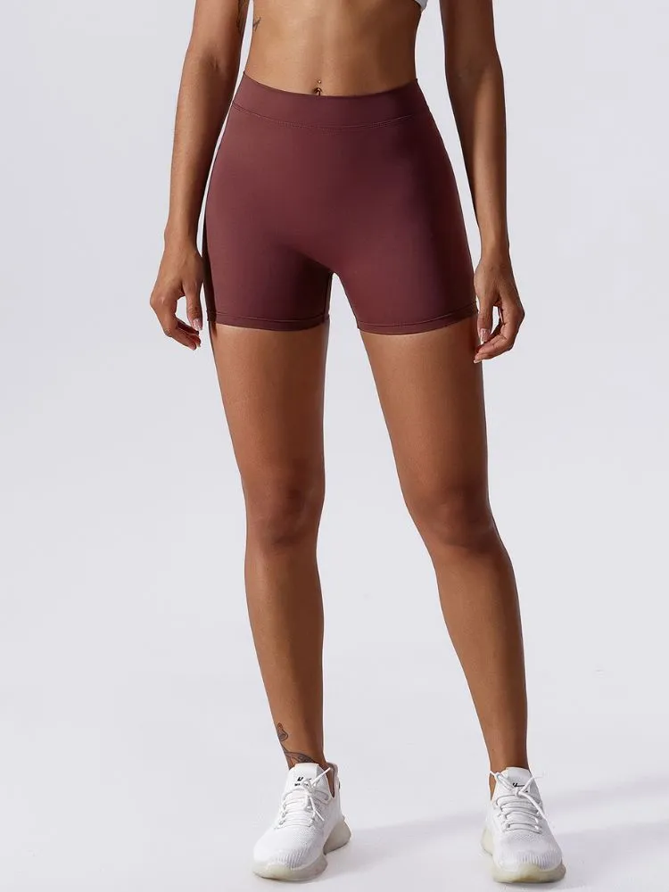 GraceGlide Ballet Yoga Shorts