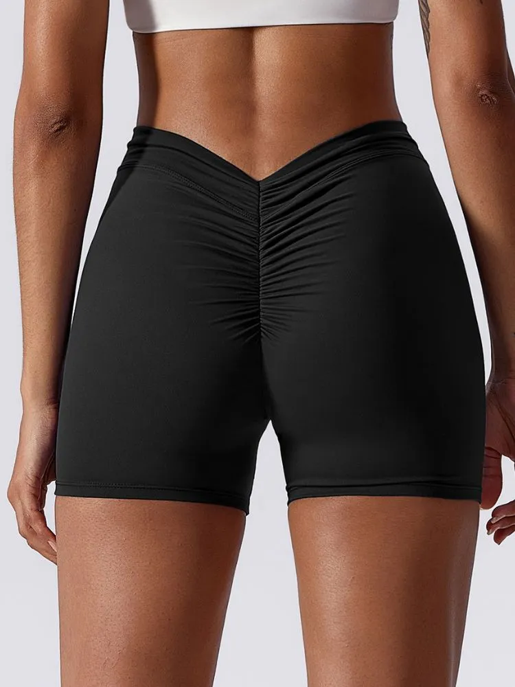 GraceGlide Ballet Yoga Shorts