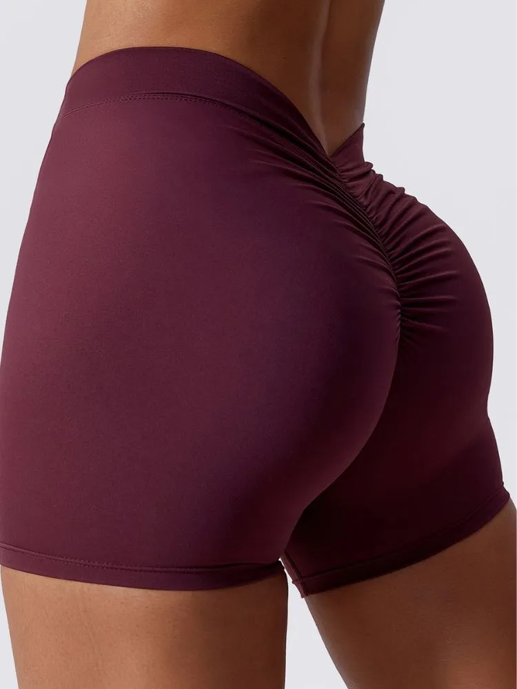 GraceGlide Ballet Yoga Shorts