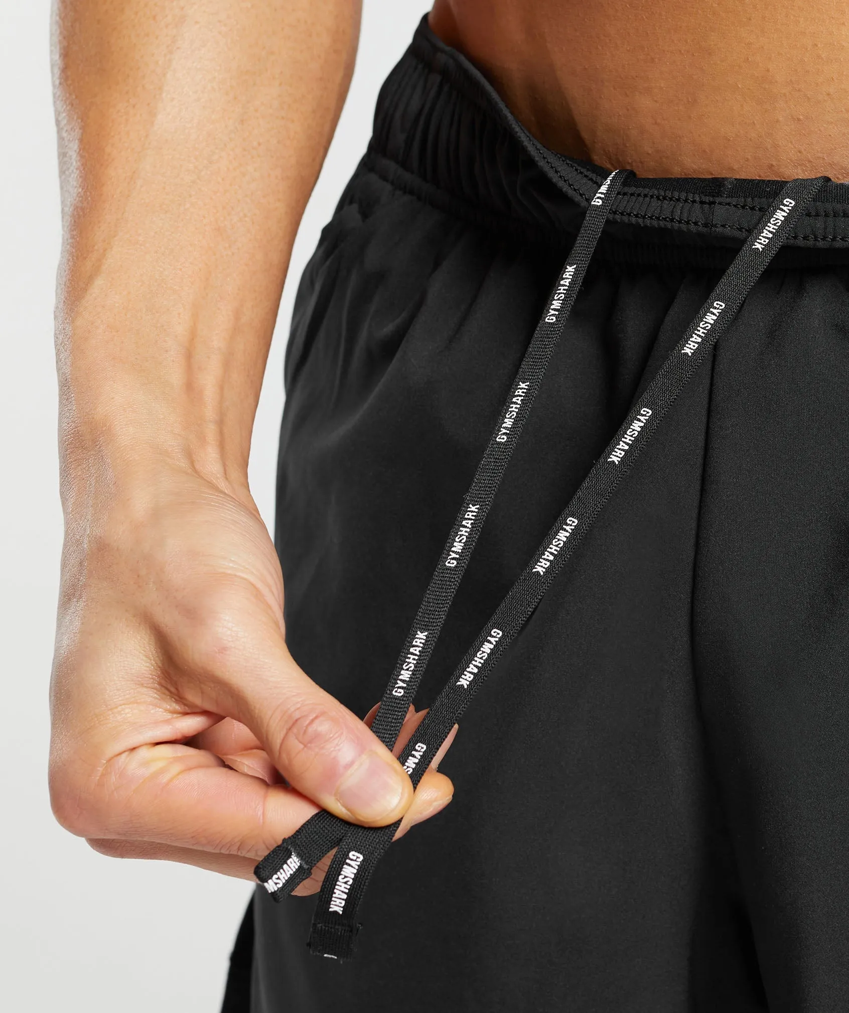 Gymshark Sport  5" 2 in 1 Shorts - Black/Asphalt Grey