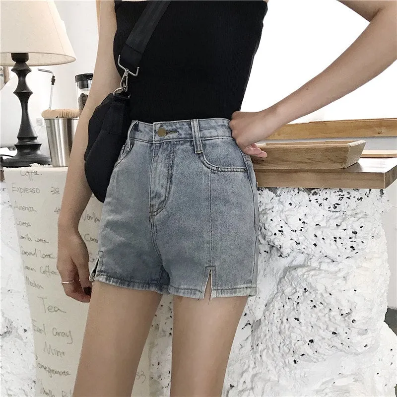 Kawaii Slim Fitted Denim Hot Shorts