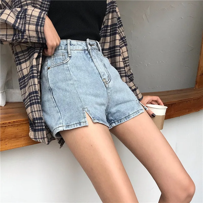 Kawaii Slim Fitted Denim Hot Shorts