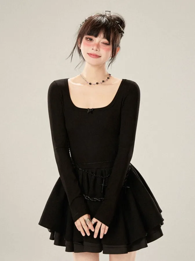 Little French Dress Black