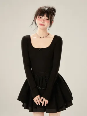 Little French Dress Black