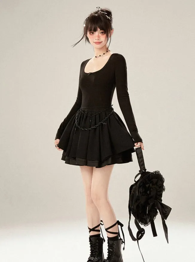 Little French Dress Black