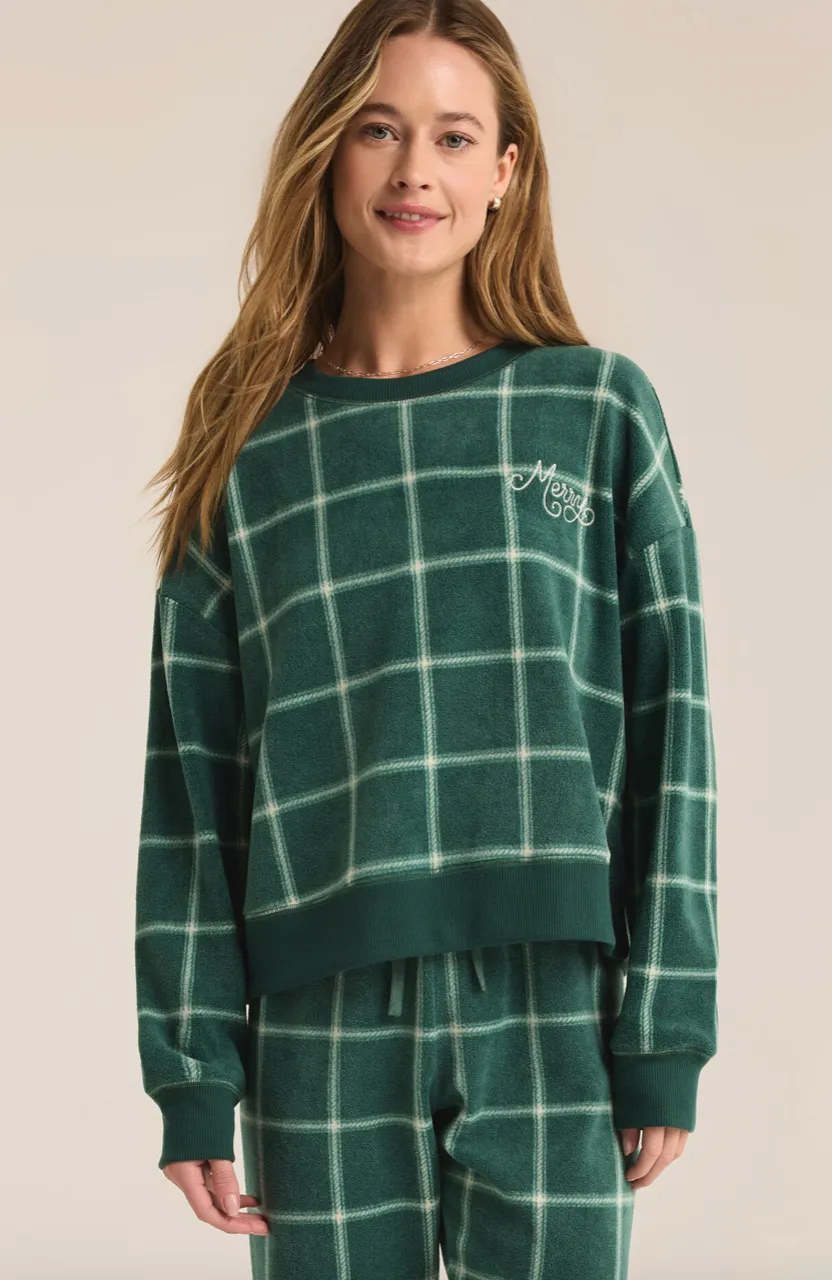 Merry Plaid Noble Fir Top