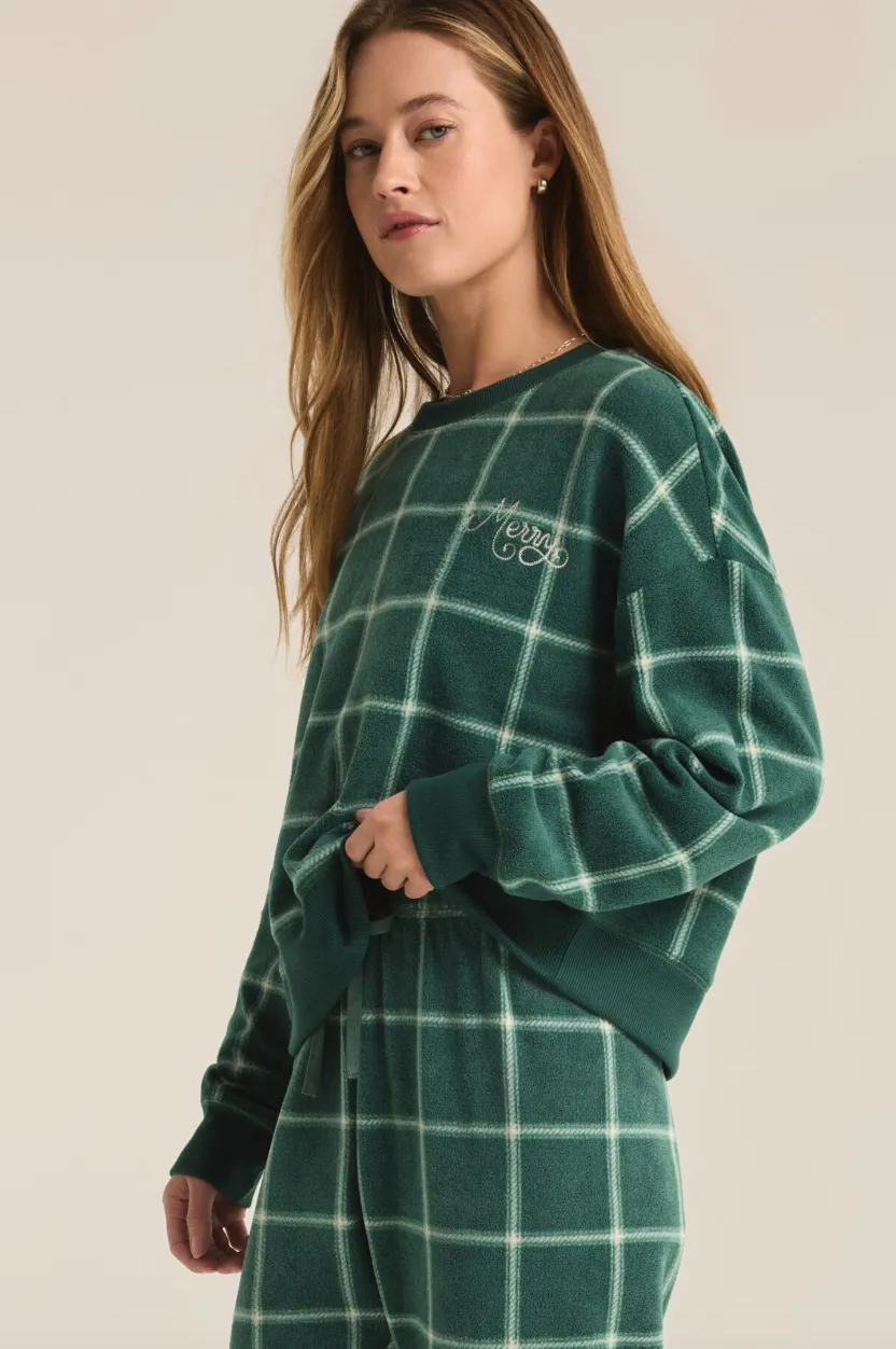 Merry Plaid Noble Fir Top