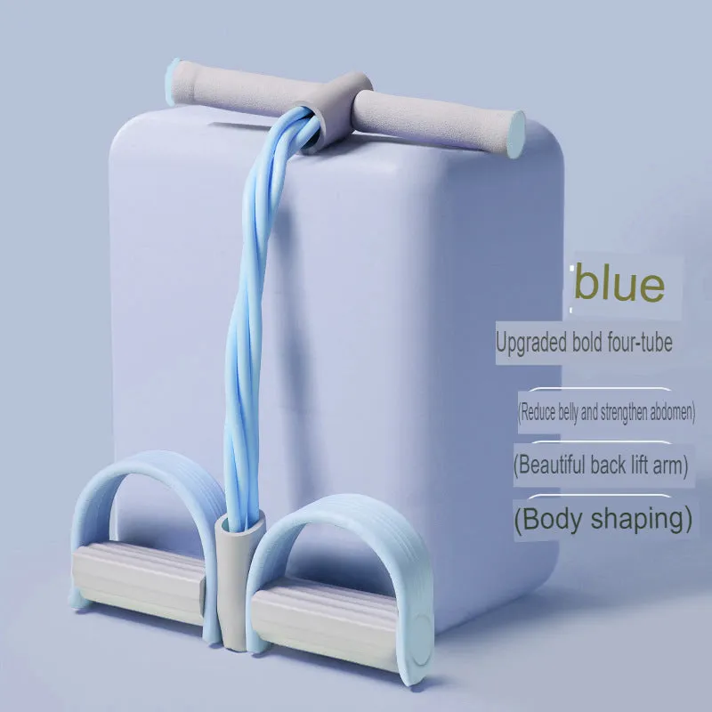 Multifunctional Pedal Tensioner Sit-Up Assistor Home Slim Belly Yoga Pedal Tension Rope