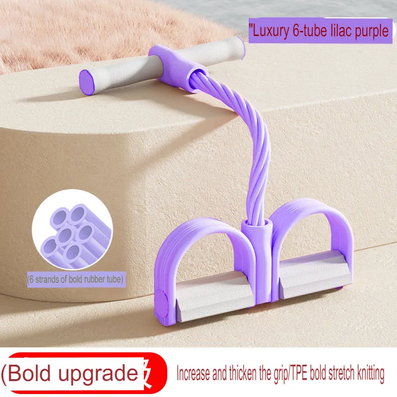 Multifunctional Pedal Tensioner Sit-Up Assistor Home Slim Belly Yoga Pedal Tension Rope