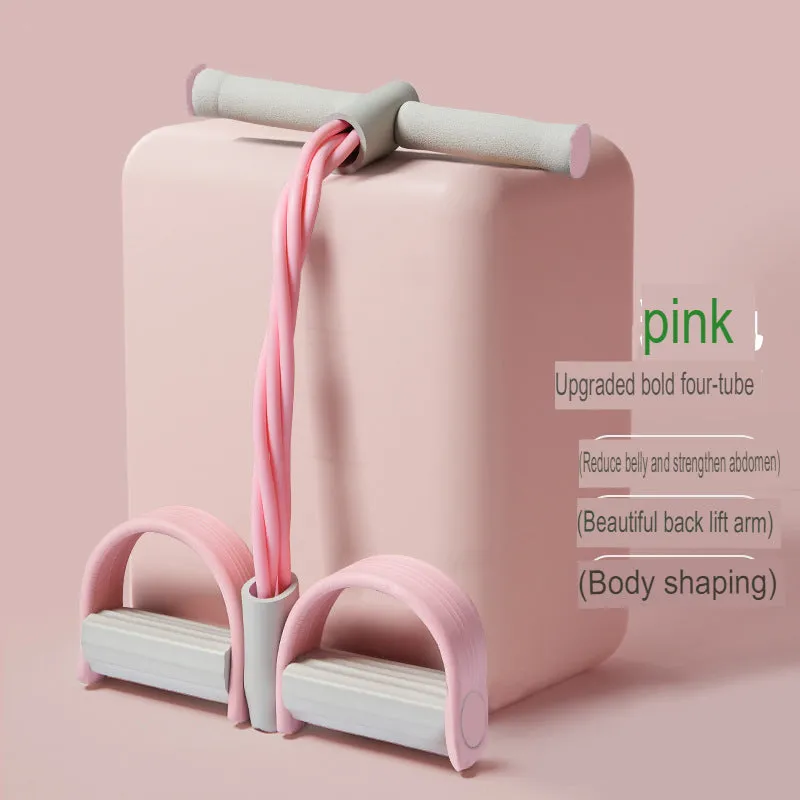 Multifunctional Pedal Tensioner Sit-Up Assistor Home Slim Belly Yoga Pedal Tension Rope