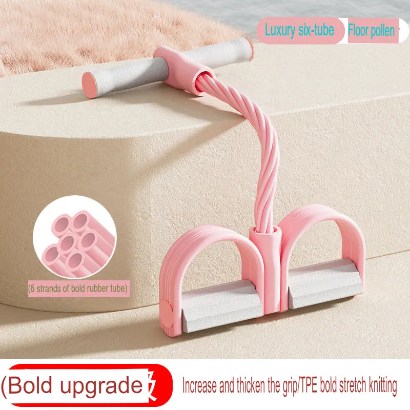 Multifunctional Pedal Tensioner Sit-Up Assistor Home Slim Belly Yoga Pedal Tension Rope