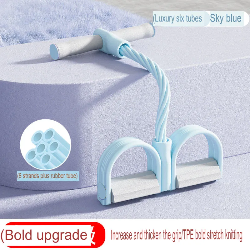Multifunctional Pedal Tensioner Sit-Up Assistor Home Slim Belly Yoga Pedal Tension Rope