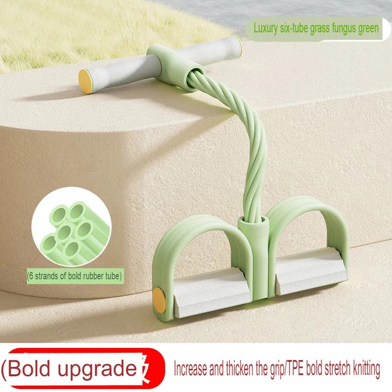 Multifunctional Pedal Tensioner Sit-Up Assistor Home Slim Belly Yoga Pedal Tension Rope
