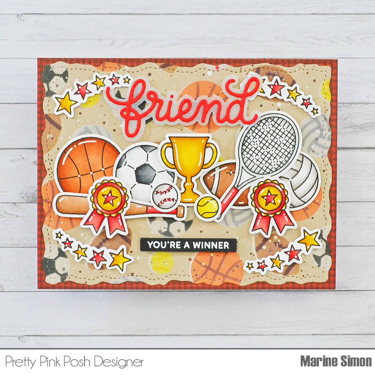 PRETTY PINK POSH:  Sports | Stamp