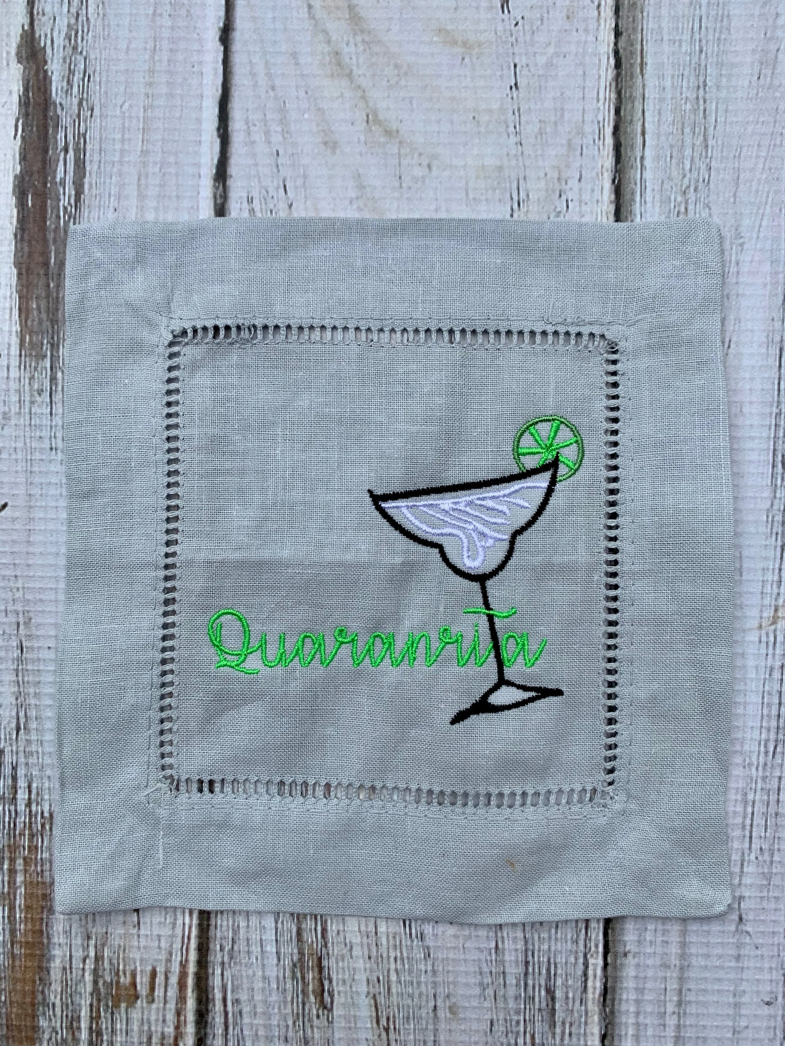 Quarantine Cocktail Napkins-Set of 2