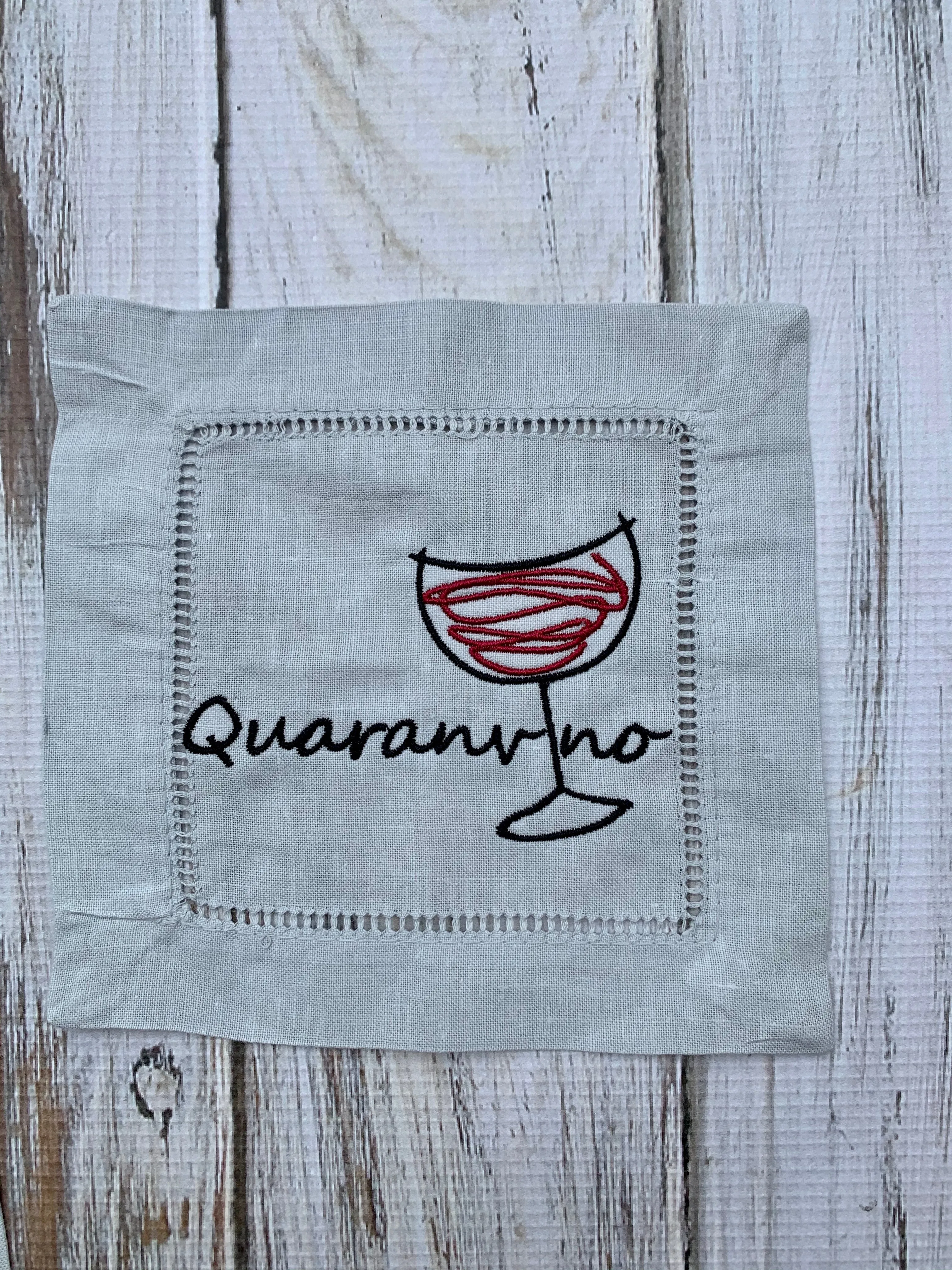 Quarantine Cocktail Napkins-Set of 2