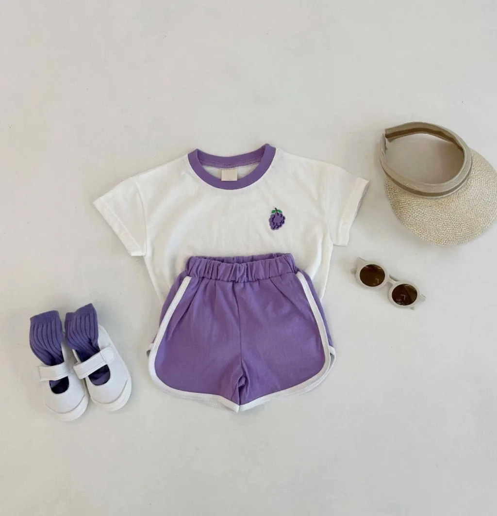 Short Sleeve Tee & Shorts Sports Set