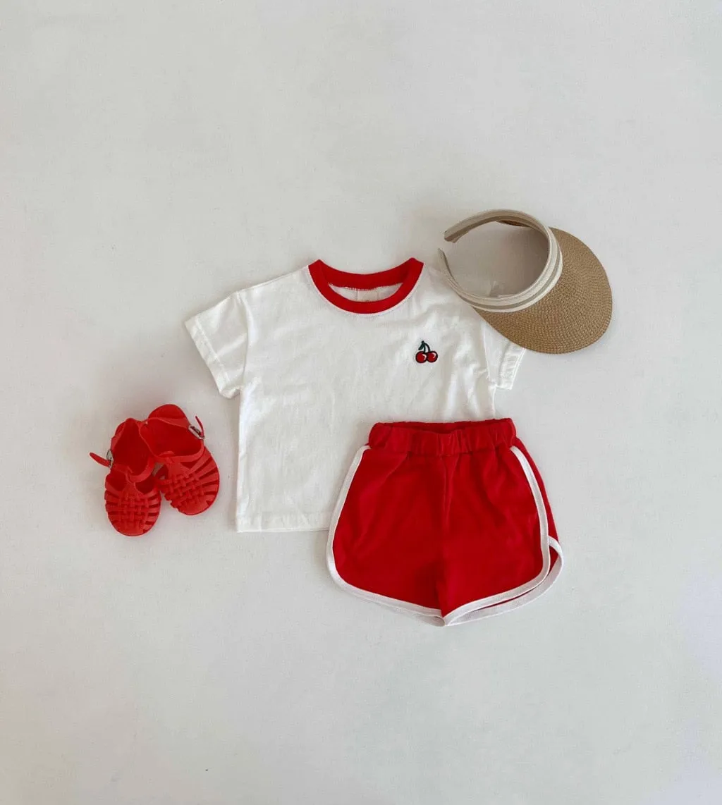 Short Sleeve Tee & Shorts Sports Set