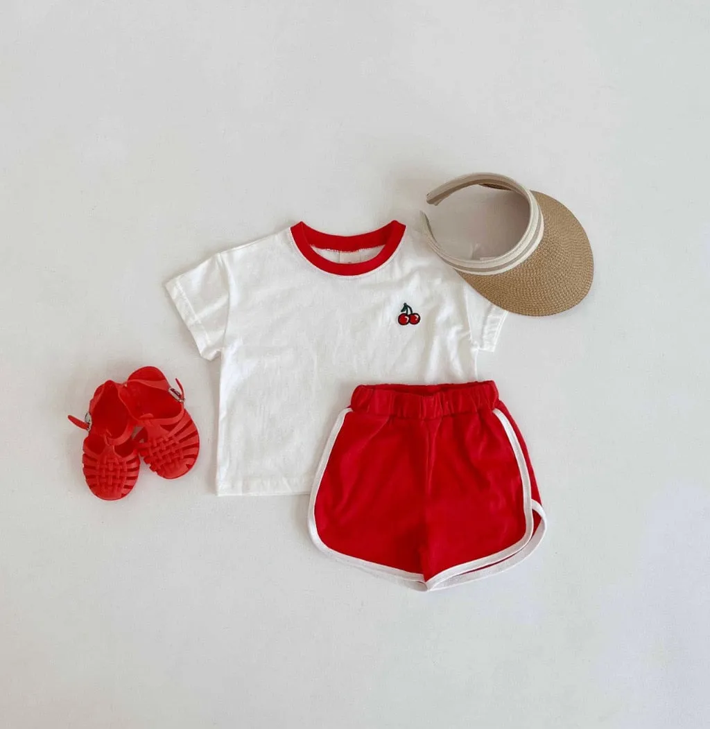 Short Sleeve Tee & Shorts Sports Set