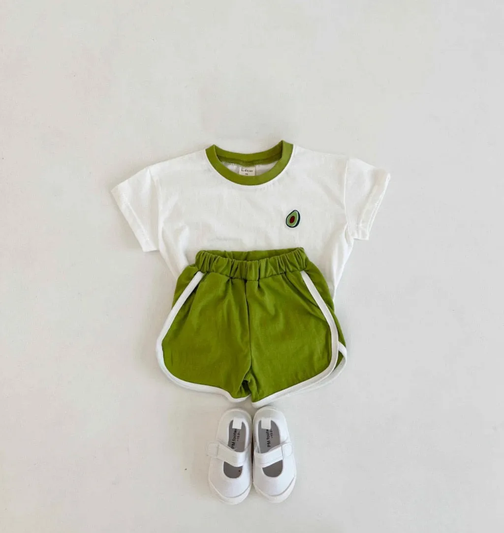 Short Sleeve Tee & Shorts Sports Set
