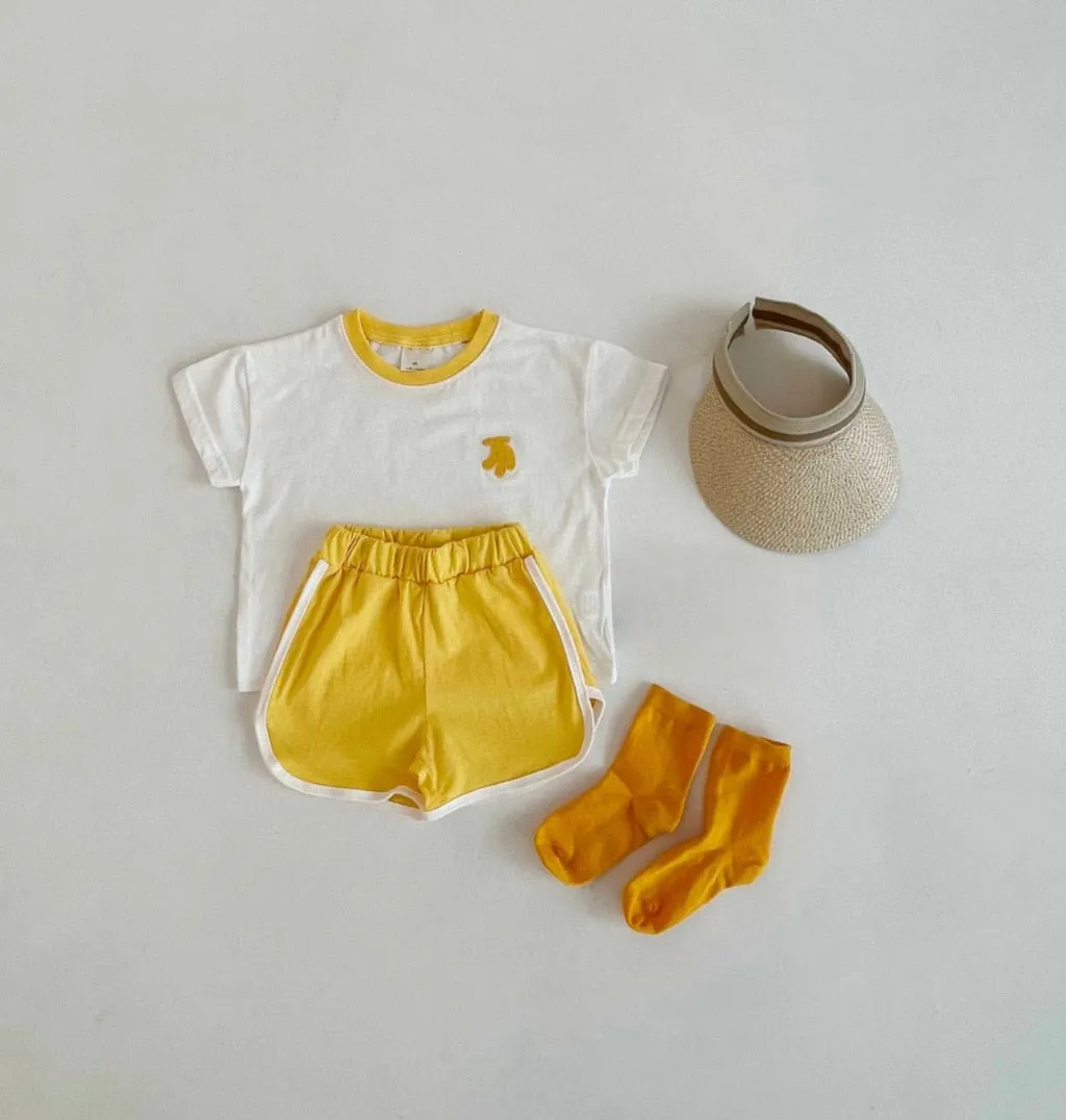 Short Sleeve Tee & Shorts Sports Set