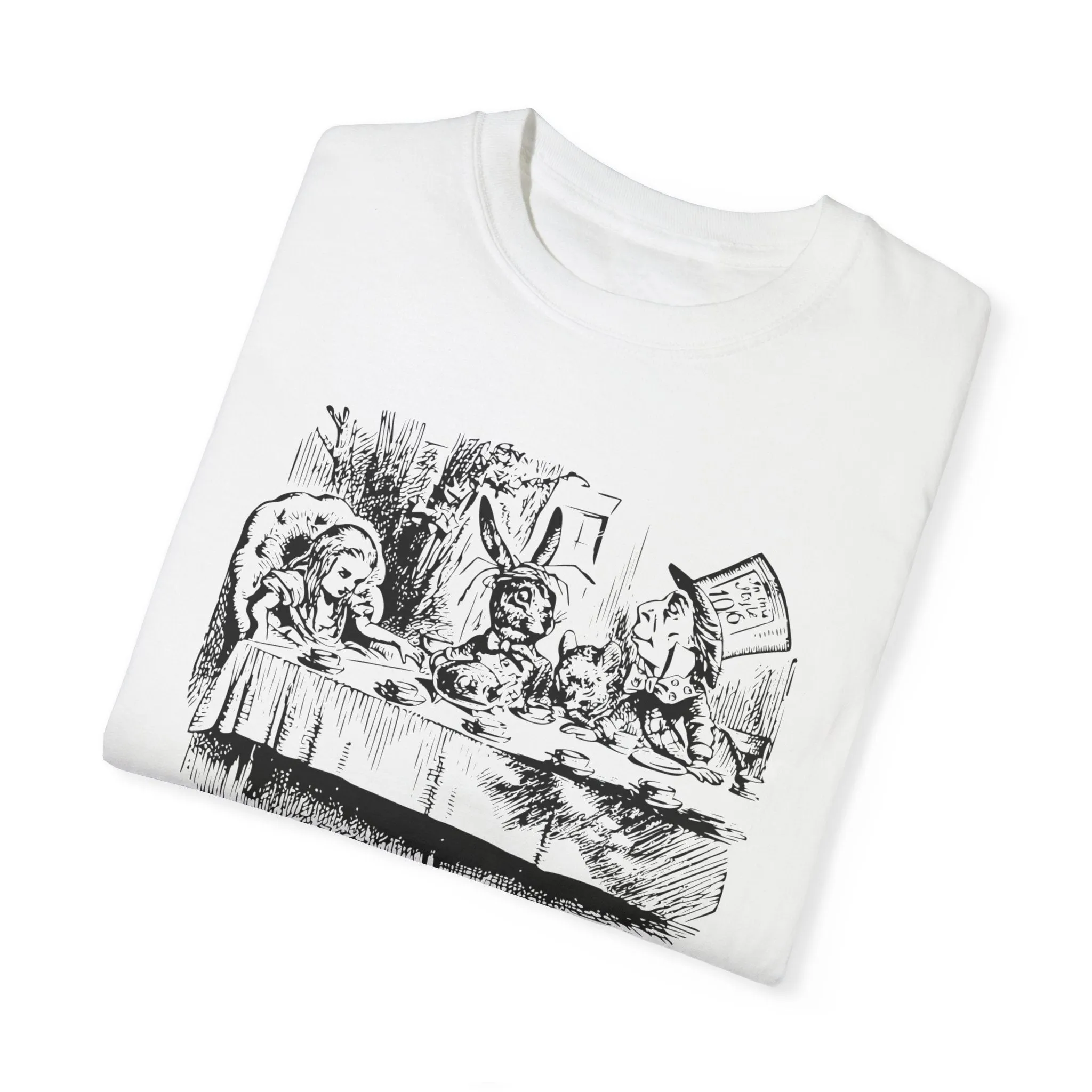 Spill The Tea Unisex Garment-Dyed T-Shirt - Fun Conversation Starter Tee