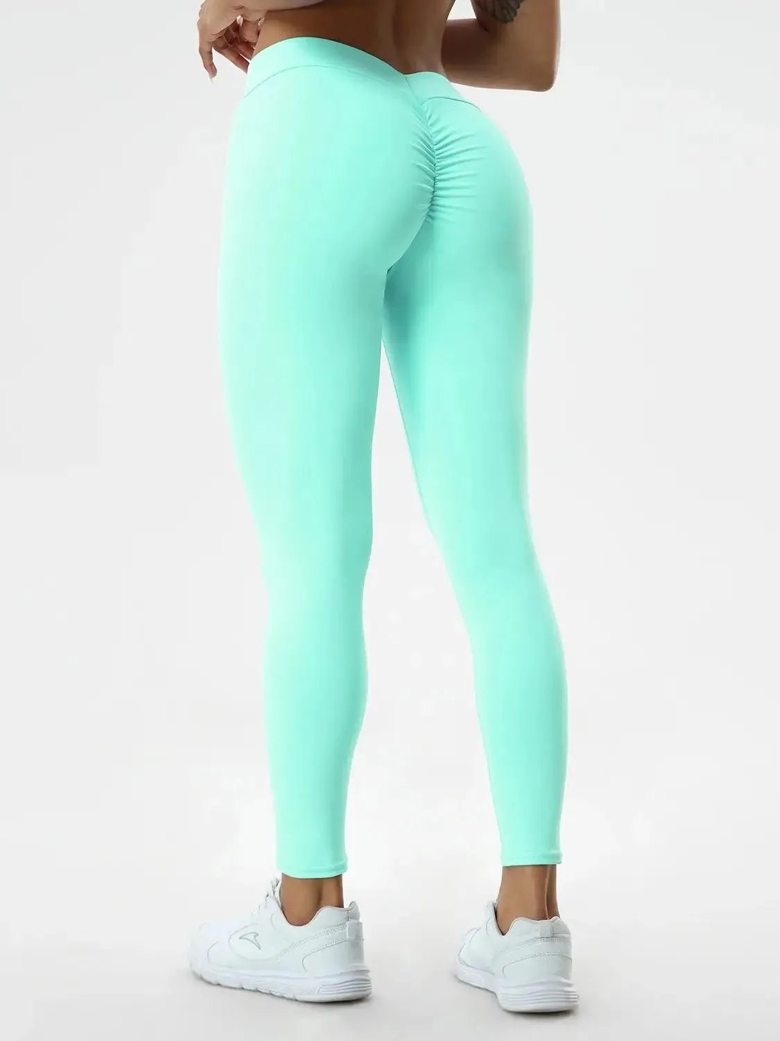 V-Waist High Rise Butt Lifting Leggings